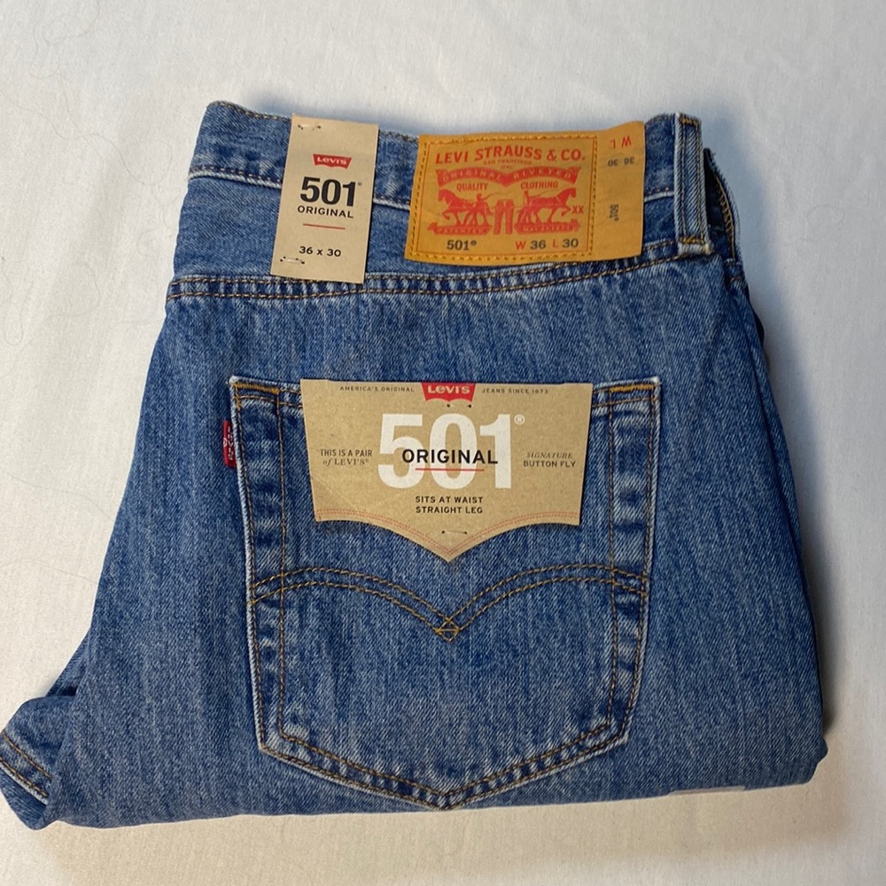 Brand New Straight Leg Levi’s; Size: 36 X 30